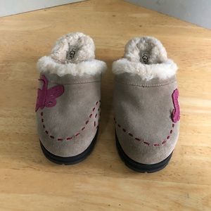 UGG 5223 clogs butterfly suede sheepskin sz 3